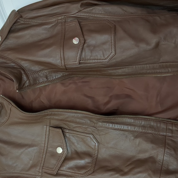 Echt Ledger woman's leather jacket - Picture 13 of 16